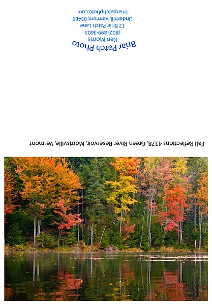 Fall_Reflections_4378.jpg - Green River Resevoir, Morrisville, Vermont