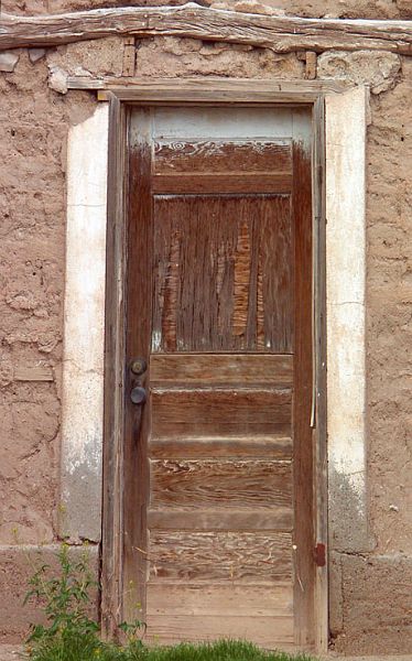 Door-PICT5059-w.jpg - #0102_Wooden Door, Old Town Tucson, AZ
