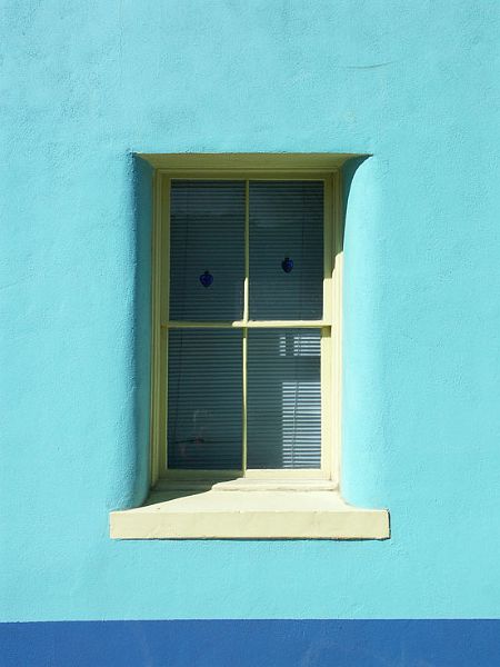 Door-PICT5115-w.jpg - #0105_Slight peephole in window blinds, Old Town Tucson, AZ