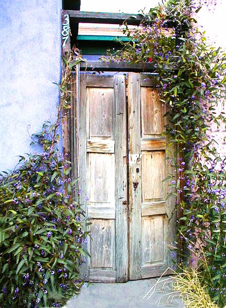 Door_387_closed.jpg - #0161_Door, Old Tucson, Arizona.