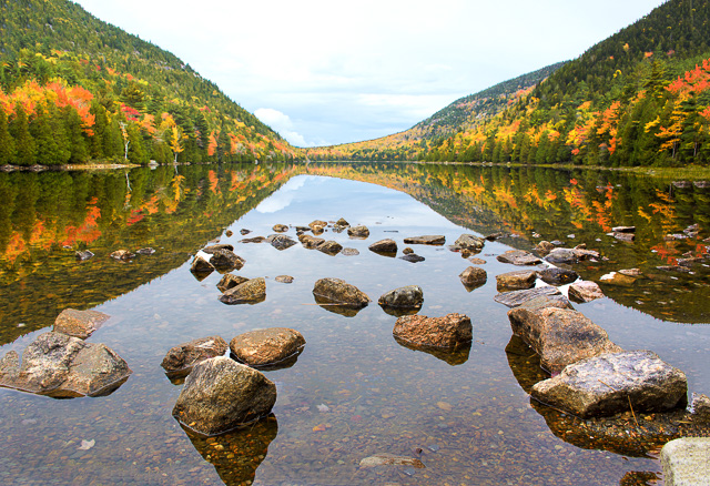 Acadia_Lake_201410113424.jpg - "Bubble Pond" - Bubble Pond Acadia National Park, ME.