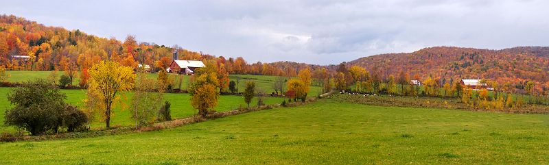 CillyHill_Panorama4.jpg - #0326_Kent Rawson (left) and Burton Rawson's farms in Jericho and Underhill, Vermont
