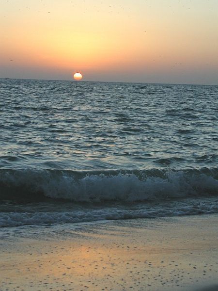 Sunset_Lovers_Key-w.jpg - Sunrise on the beach at Lover's Key, FL