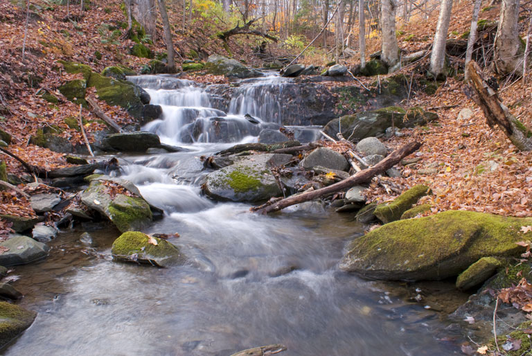 DaudelinRoad_DSC5342.jpg - #0010_The swollen creek off Daudelin Road, Underhill, Vermont.